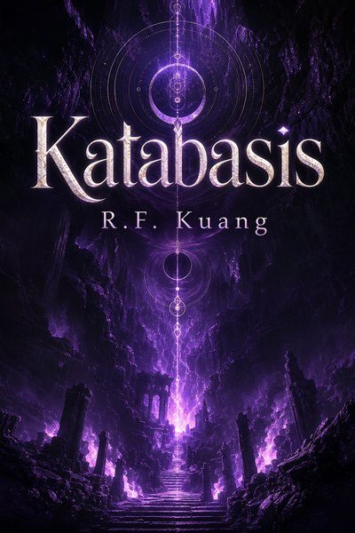Capa do audiobook Katábasis, de R.F. Kuang
