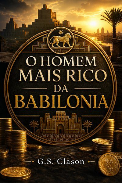 Capa do audiobook O Homem Mais Rico da Babilônia, de G. S. Clason
